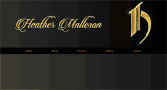 Desktop Screenshot of heathermalleson.com